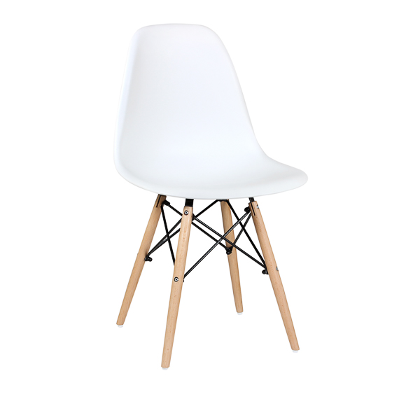 Стул обеденный EAMES DSW WX-503, пластик белый